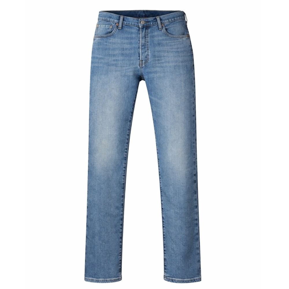 Levi's 501 Original Fit Jeans Mens W33 L32 Blue Medium Wash Button Fly Straight